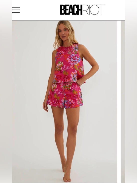 Beach Riot Other - Beach Riot NEW Birkley Short Sugar Bloom Linen XS size